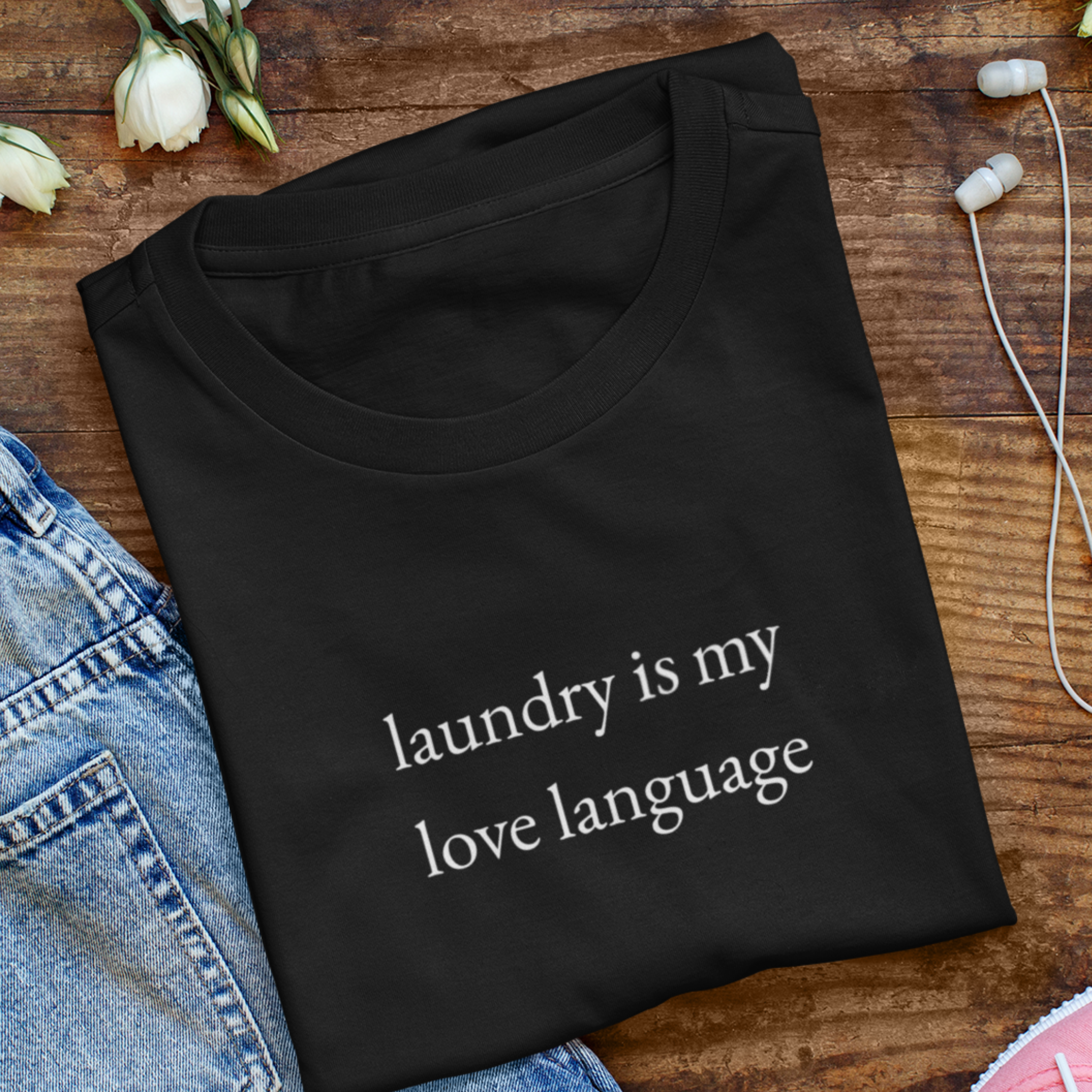 "laundry is my love language" Unisex Tee