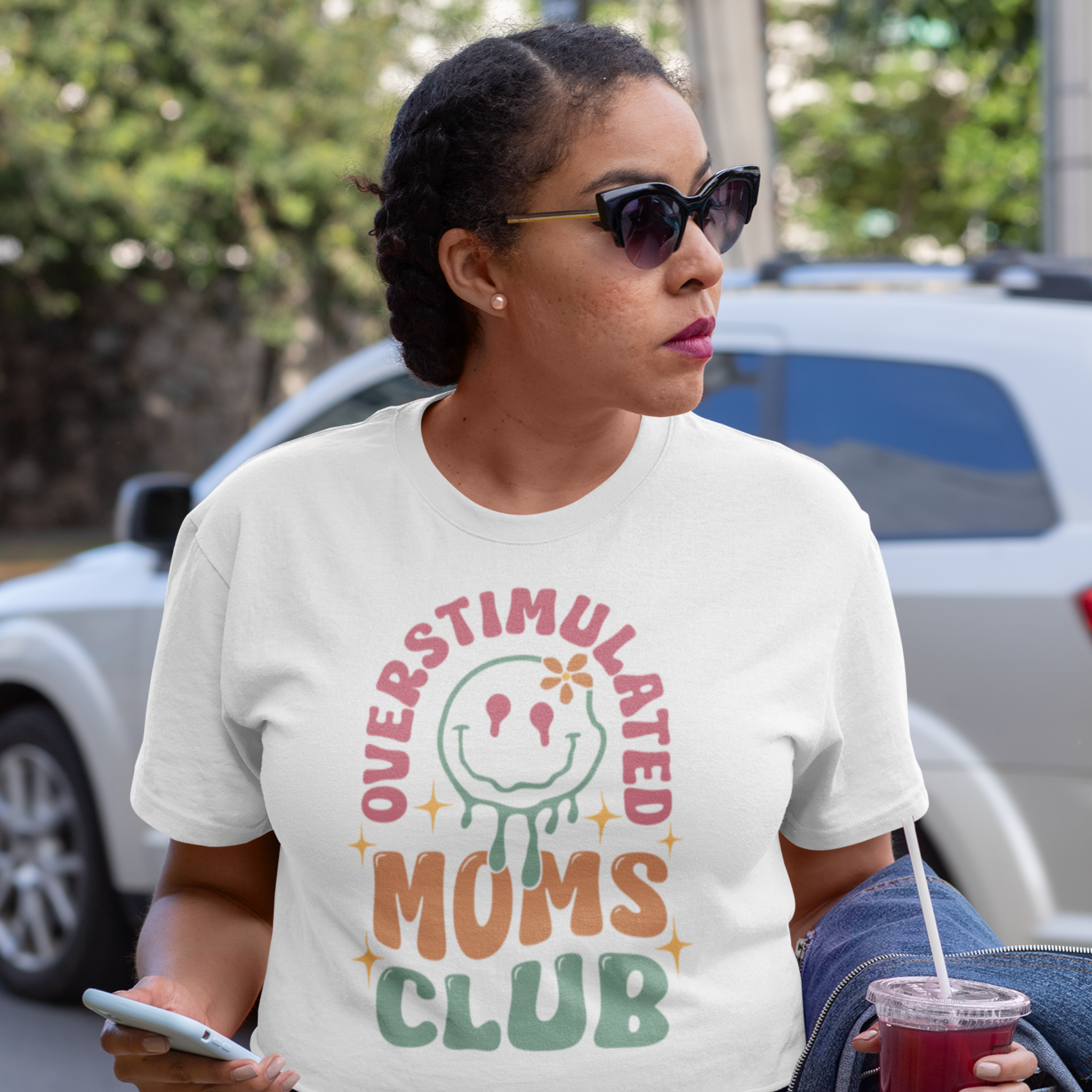Overstimulated Moms Club Unisex Tee